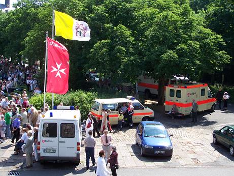 Einsatz am Domplatz