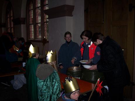 Sternsingerverköstigung